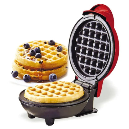 Mini Waffle Maker Breakfast Machine Non Stick Easy Clean (random Color )